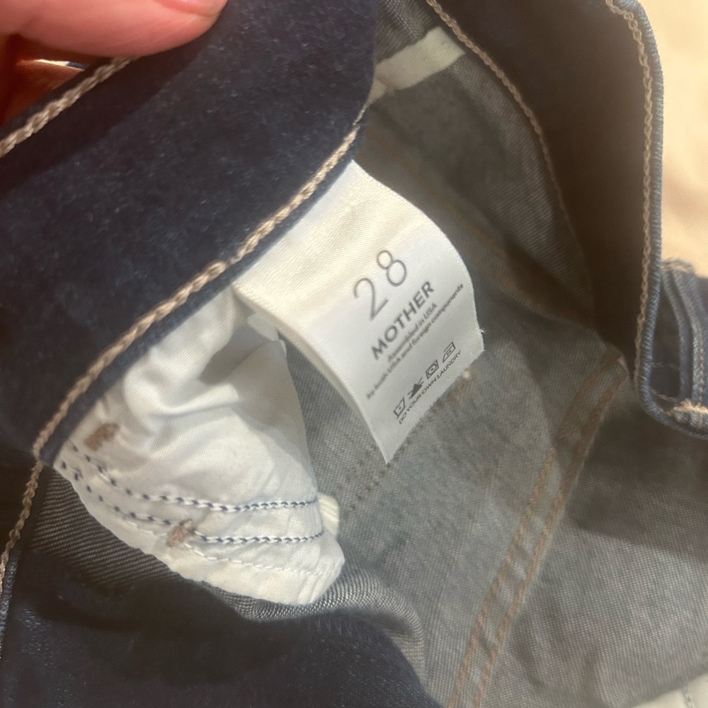 Mother The Hustler ankle fray 28